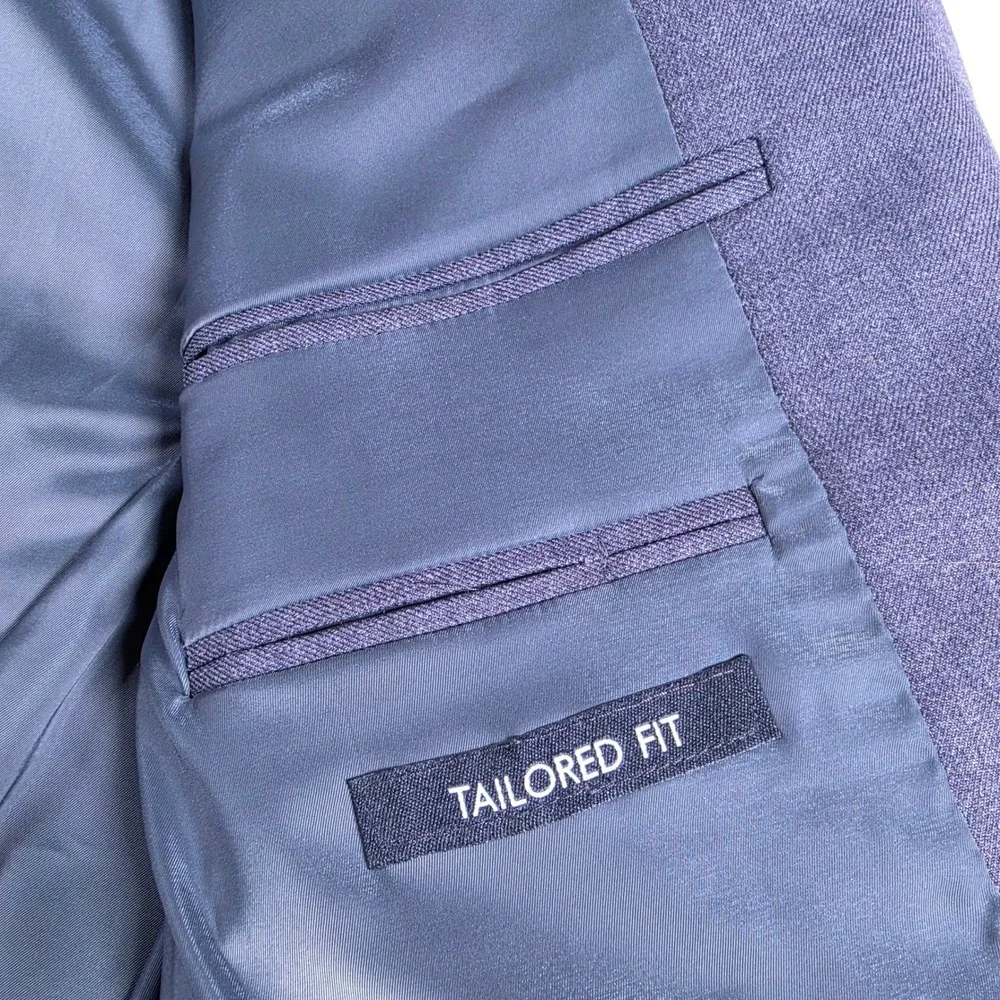 Jos. A. Bank Traveler Chelsea Mens 44 Regular Grey Wool Tailored Fit Blazer L/S